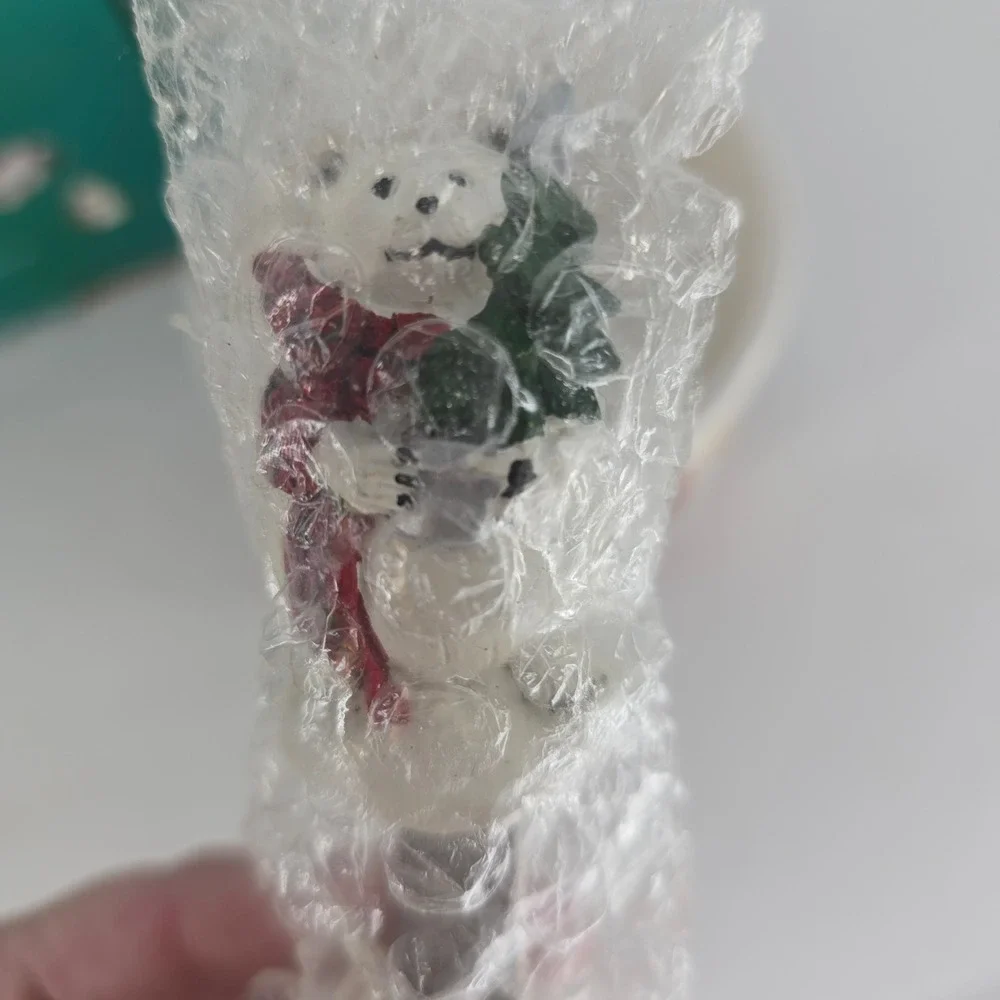 Pfaltzgraff Snow Bear Collection Dip Bowl with Polar Bear Spreader in Box